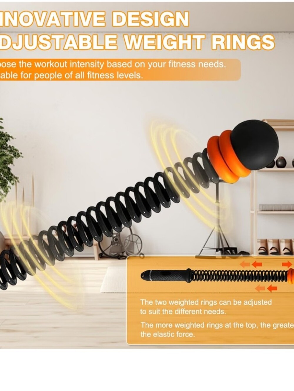 2 PCS Weighted Cordless Battle Ropes - Picture 9 of 10
